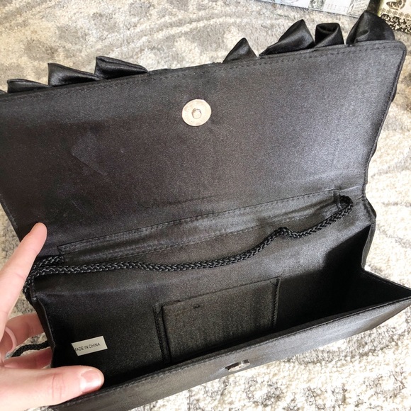 Black Fringed, Long String Wristlet - Picture 5 of 5